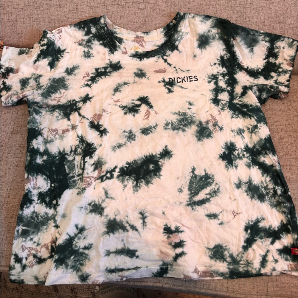 Dickies Green Tie-Dye Shirt
